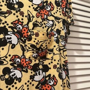 LuLaRoe cutest Dress with Black Minnie Mouse Print. Small.